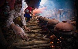 Cảnh tượng ngay lúc này tại một ngôi làng nằm ven sông Hồng: Nghi ngút khói cả ngày lẫn đêm
