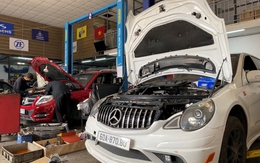 Garage ô tô tấp nập khách dọn xe ăn Tết