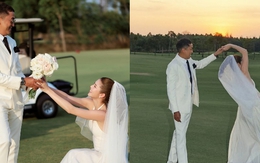 Cặp diễn viên đình đám kết hôn sau 10 năm yêu, khoảnh khắc cô dâu chú rể gây xôn xao