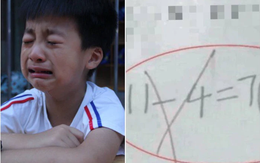 Con làm phép tính “11 - 4 = 7” bị cô giáo gạch đỏ, mẹ tưởng cô chấm sai, bức xúc chất vấn và cái kết ngỡ ngàng
