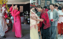 Ngô Thanh Vân lần đầu hé lộ gương mặt con gái, Tết đầu tiên của bé Gạo gây sốt với màn nhận lì xì xứng danh ái nữ