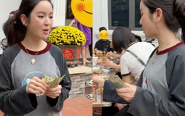 Chu Thanh Huyền cầm cả sấp 100k lì xì vẫn bị chê "keo kiệt" vì: Giàu như vậy phải cho 500k?