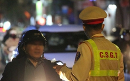 CSGT ra quân thực hiện nhiệm vụ xử lý vi phạm nồng độ cồn
