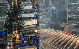 100 tấn cá lóc đổ bộ TP.HCM, thủ phủ cá nướng đỏ lửa xuyên đêm nướng 5.000 con ngày vía Thần Tài