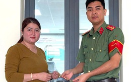 Nhặt được 7 chỉ vàng, người phụ nữ mang ngay ra tiệm vàng gần nhà: Công an xã được báo tin, lập tức vào cuộc truy tìm