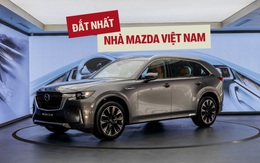 Mazda CX-90 chốt giá 2,479 tỷ đồng tại Việt Nam: Nội thất 'cận sang', động cơ hybrid cắm sạc 323 mã lực, AWD, cạnh tranh Teramont