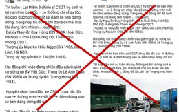 Bác tin 'Lại thêm 3 cán bộ CSGT hy sinh trên cao tốc'
