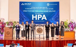 Cổ phiếu Nông nghiệp Hoà Phát chính thức chào sàn HOSE, tỷ phú Trần Đình Long nói gì?