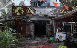 Cháy quán cà phê trong khu biệt thự liền kề ở Hà Nội