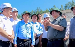 Thủ tướng thị sát dự án cao tốc Quảng Ngãi - Hoài Nhơn hơn 20.000 tỷ