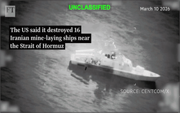 Iran bắt đầu rải thủy lôi phong tỏa eo biển Hormuz, Mỹ tuyên bố phá 16 tàu