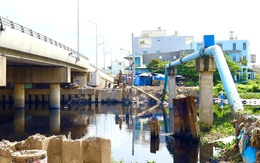 Dự án kênh dài nhất TPHCM chậm tiến độ vì thiếu chỗ… đổ đất