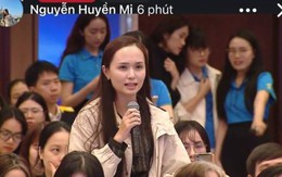 Vợ Văn Quyết viral khắp cõi mạng bởi khoảnh khắc xinh đẹp, khí chất tiểu thư khi xuất hiện trên Fanpage Thông tin Chính phủ