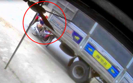 Người phụ nữ bị xe tải cuốn vào gầm, cận cảnh màn giải cứu "nghẹt thở"