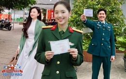 Mỹ nhân mang quân hàm Trung úy, con gái Nghệ sĩ Ưu tú và dàn KOL tham gia bầu cử: Rộn ràng ngày hội non sông!