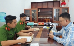 Hà Minh Hiệp SN 1996 đến công an xã đầu thú