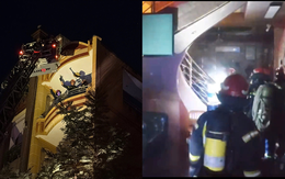 Hiện trường đám cháy khiến 2 vợ chồng cùng 3 con nhỏ mắc kẹt bên trong lúc nửa đêm