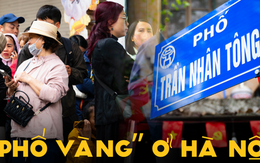 [CLIP] Con đường gần 1km ở Hà Nội có cả chục tiệm vàng: Bên xếp hàng dằng dặc - bên lại vắng tanh, vì sao?