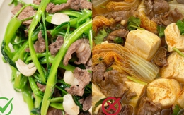 Nhiều người KHÔNG hề hay biết: Đừng dại mà kết hợp 6 thực phẩm này với thịt bò!