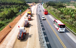 Đại công trường cao tốc Nội Bài-Lào Cai vận hành '3 ca 4 kíp', tăng tốc ngày đêm