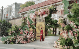 Quen nhau tại Úc, về Việt Nam tổ chức lễ cưới: Ái nữ gia tộc tổ chức lễ rước dâu tại nhà thờ tổ khiến bao người xuýt xoa