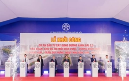 Hà Nội khởi công đường Vành đai 2,5 đoạn Dịch Vọng - Thượng Đình hơn 8.400 tỷ đồng