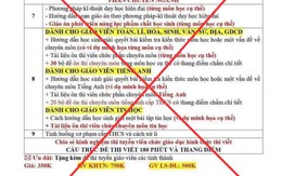 Rao bán tài liệu thi viên chức giáo dục 350.000đ/bộ: Đề nghị công an vào cuộc
