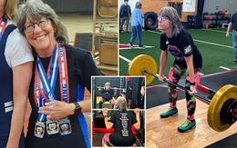 Cụ bà U70 vẫn chinh phục đỉnh cao cử tạ sau tai nạn gãy xương