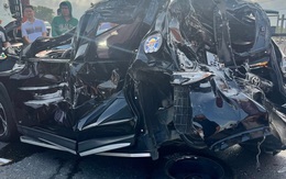 Hiện trường kinh hoàng vụ tai nạn liên hoàn 6 xe trên cao tốc, có xe bị vò nát