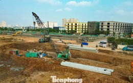 Cận cảnh dự án hồ điều hòa 858 tỷ đồng giải cứu 'rốn ngập' phía Tây Hà Nội