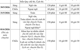 Chi tiết lịch thi và cách tính điểm xét tuyển lớp 10 Hà Nội năm 2026