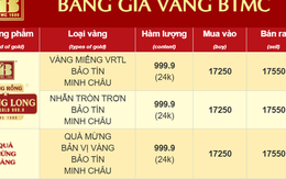 Bảo Tín Minh Châu ngưng cập nhật giá vàng