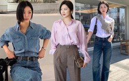 Áo sơ mi và quần ống rộng có ít nhất 4 cách kết hợp trẻ trung, chuẩn thanh lịch