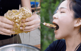 Lên vùng cao có tiền chưa chắc mua được "đặc sản" này: Nhộng ong rừng nướng lá chuối mọng sữa, xem TikToker ăn mà ứa nước miếng