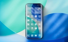 Mẫu iPhone bằng kính toàn phần, không phím bấm lộ diện