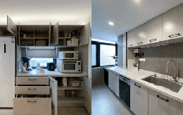 Căn hộ 54m² cho 3 thế hệ sống chung: Từ 2 phòng ngủ cải tạo thành 4 phòng riêng, không gian nhỏ nhưng ai cũng thoải mái