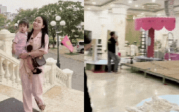 Hotmom Bảo Ngọc tổ chức sinh nhật 2 tuổi cho ái nữ tại trung tâm tiệc cưới lớn nhất vùng, dân tình đồn đoán là nhà chồng MC Mai Ngọc