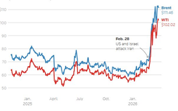 Giá dầu đảo chiều hạ nhiệt khi ông Trump tiết lộ sẵn sàng chấm dứt chiến dịch tại Iran