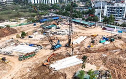 Toàn cảnh công trường đào hồ 12ha chống ngập phía Tây Hà Nội