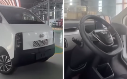 Xe điện lạ bất ngờ xuất hiện trong nhà máy ô tô ở Huế của hãng Việt: Đi bao xa, giá thế nào?