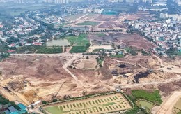 Cận cảnh đại công trường hồ điều hòa Phú Đô 800 tỷ đồng