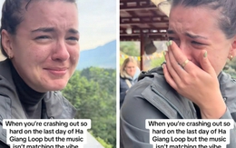 Khách Tây khóc cạn nước mắt vì không nỡ rời đi nhưng phản ứng sau đó khiến ai nấy cũng cạn lời