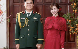 Hòa Minzy công khai ra mắt bạn trai mặc quân phục, đã được gia đình đồng ý