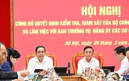 Công bố quyết định kiểm tra, giám sát của Bộ Chính trị, Ban Bí thư
