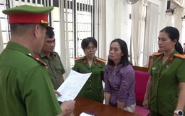 Thi hành lệnh bắt tạm giam Cao Thị Bé 54 tuổi