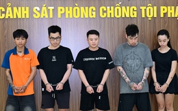 Bắt Ngô Thị Hoàng Ngân sinh năm 1999 cùng 5 nam thanh niên