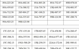 Công an đề nghị tất cả chủ xe máy, ô tô có biển số sau chủ động liên hệ và nộp phạt nguội theo Nghị định 168