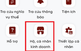Hướng dẫn hộ kinh doanh thông báo số tài khoản ngân hàng/số hiệu ví điện tử trên ứng dụng Etax Mobile
