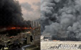 Cận cảnh vụ hỏa hoạn gara tại nhà máy sản xuất xe điện lớn nhất Trung Quốc: Tiếng nổ lớn rung chuyển, lửa cuồn cuộn từ đêm đến sáng