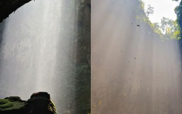 Dân mạng mê mẩn clip thiên nhiên 'rót vàng' vào hang Sơn Đoòng như cảnh tiên